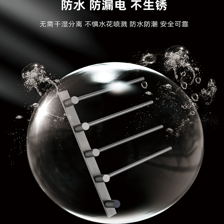 極簡智能電熱毛巾架 重塑干爽舒適，浴室升級(jí)必備神器